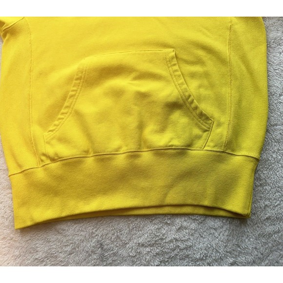 Vintage 70s Champion Hoodie Red Label Reverse Weave Warm Up Medium **Stain** - Picture 5 of 16